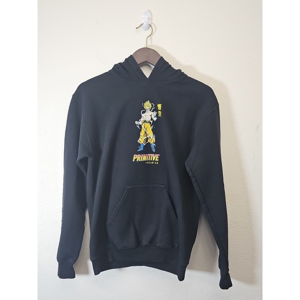 Primitive Dragon Ball Z Hoodie Size Small Black DBZ Goku Super‎ Saiyan